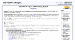 Desktop Screenshot of opengts.org